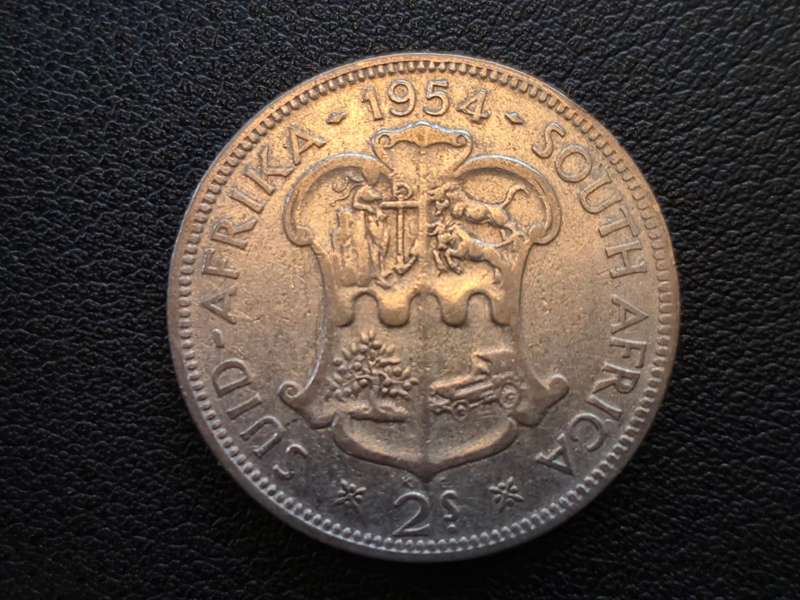 1954 Two Shillings