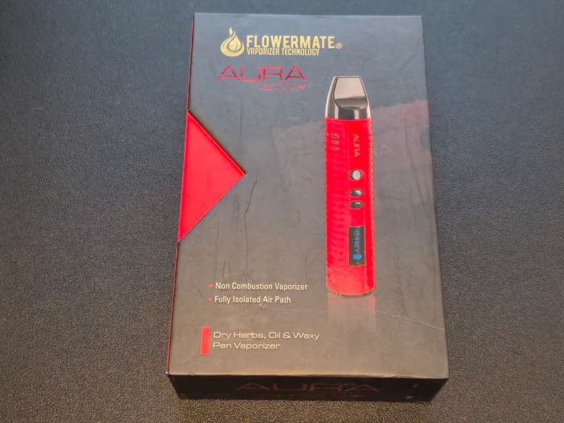 Flowermate Aura Vaporizer - Red