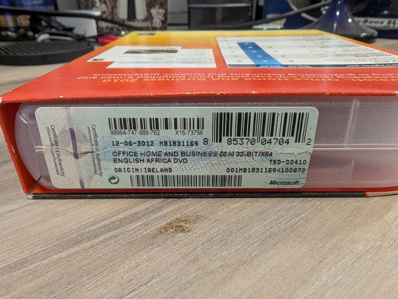 Microsoft Office Home and Business 2010 * Original Authentic Retail Edition