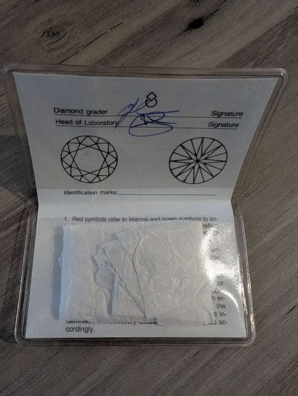 Diamond Round Brilliant 0.5040 carat * Certified