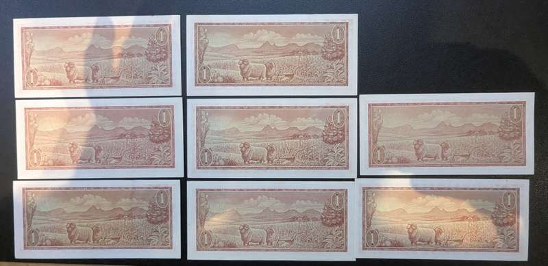 TW de Jongh - One Rand Banknotes