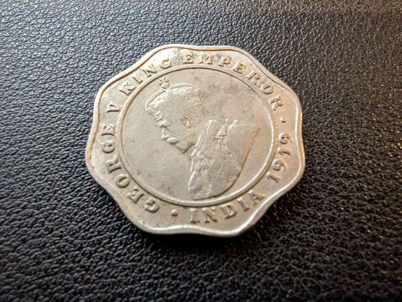 1919 India 4 Annas - George V
