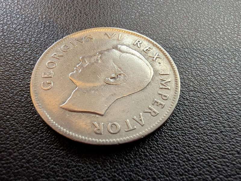 2½ Shillings - George VI Rex Imperator 1944