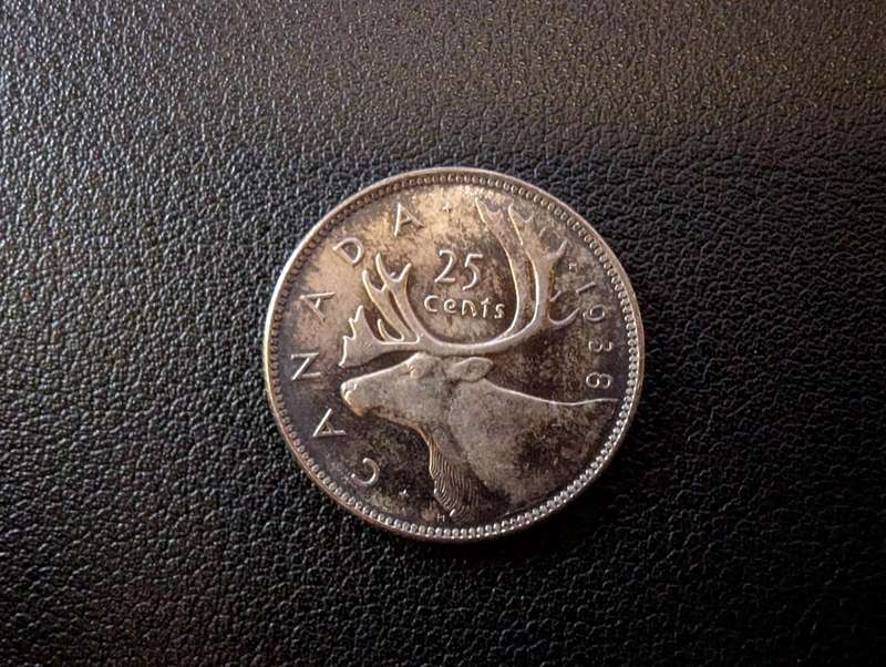 Canada 25 Cents - George VI 1938