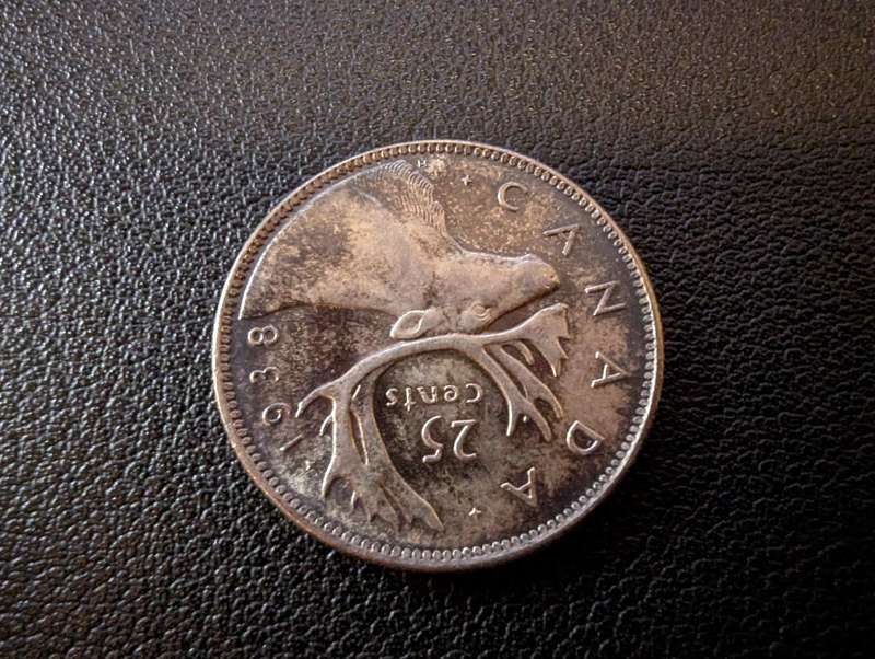 Canada 25 Cents - George VI 1938