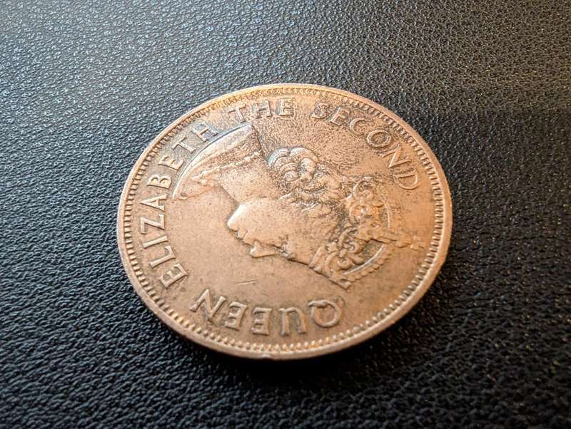 Mauritius 5 Cents - Elizabeth II 1st portrait 1978