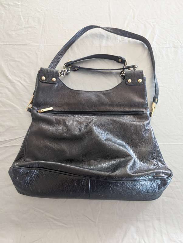Bella Bianca Leather Handbag - AUTHENTIC