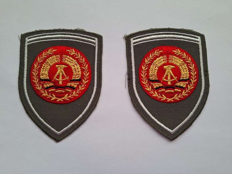 Easrt German Warrant officer patches