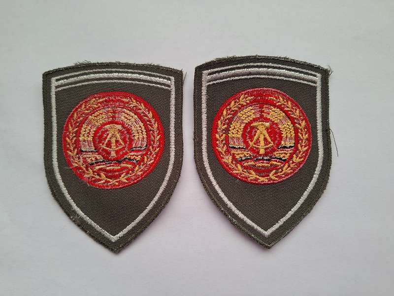 Easrt German Warrant officer patches