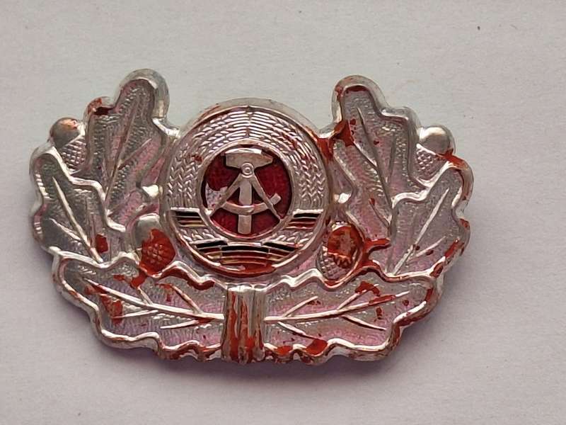 German Postal service and Fire volunteers cap badge