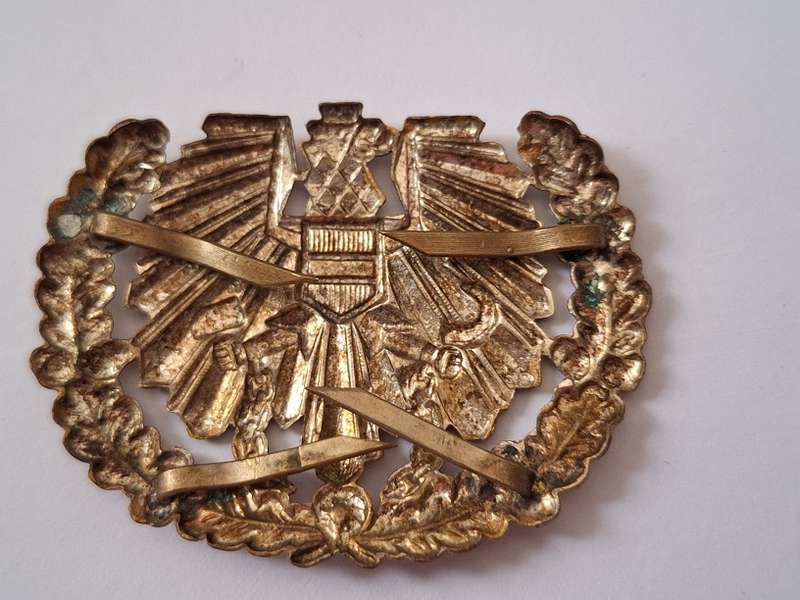 Austria Bundesheer military cap badge