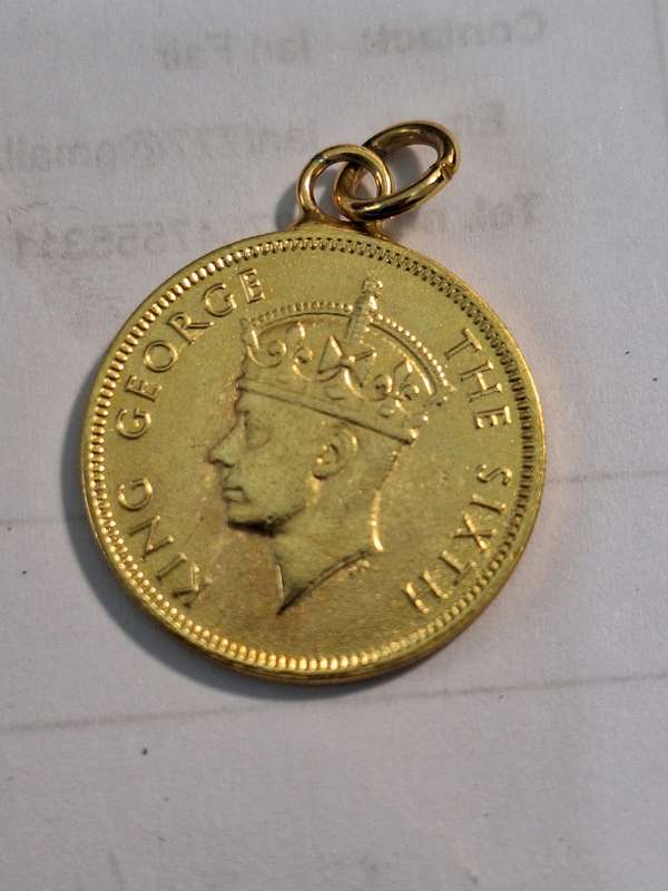 Southern Rhodesia One shilling pendant