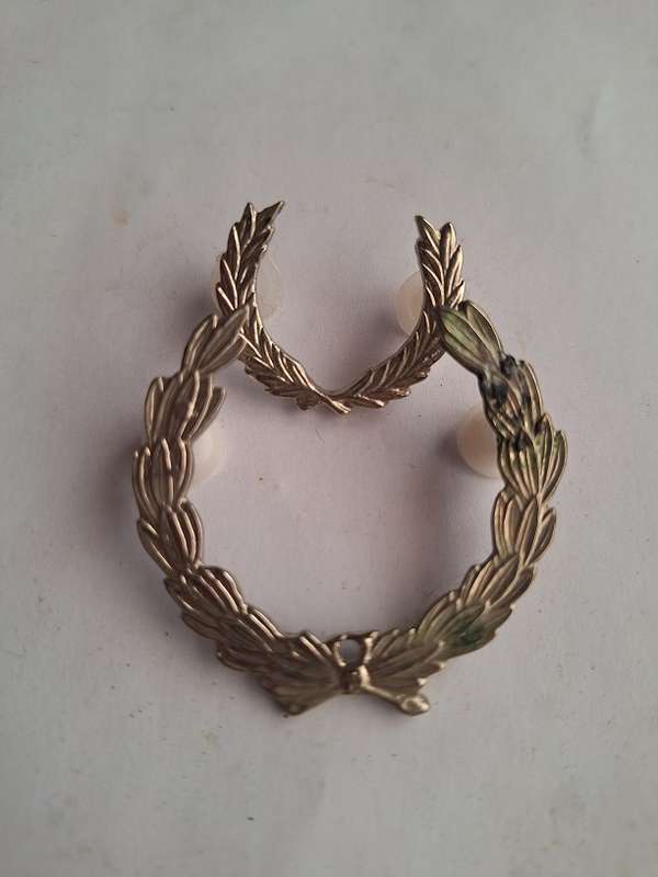 Paramedic empty wreath ambulance badges