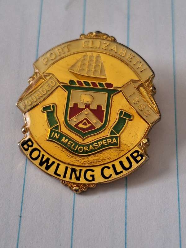 Port Elizabeth bowling Club badge