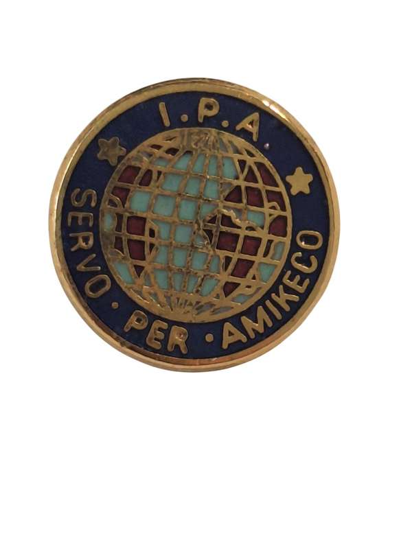 International police association lapel pin