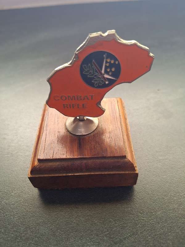 Combat Rifle Trophy engraved on back Prov B