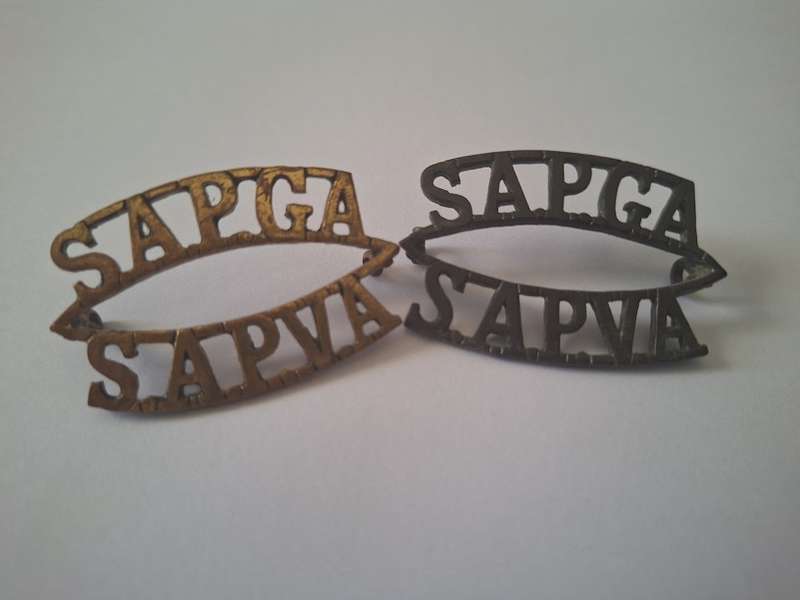 South African Permanent Garrison titles