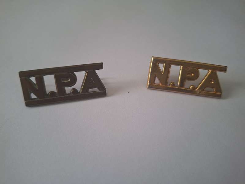 Natal Provincial Administration title badges
