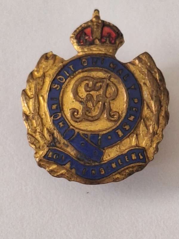 WW2 Royal Engineers Corps sweetheart pin/brooch
