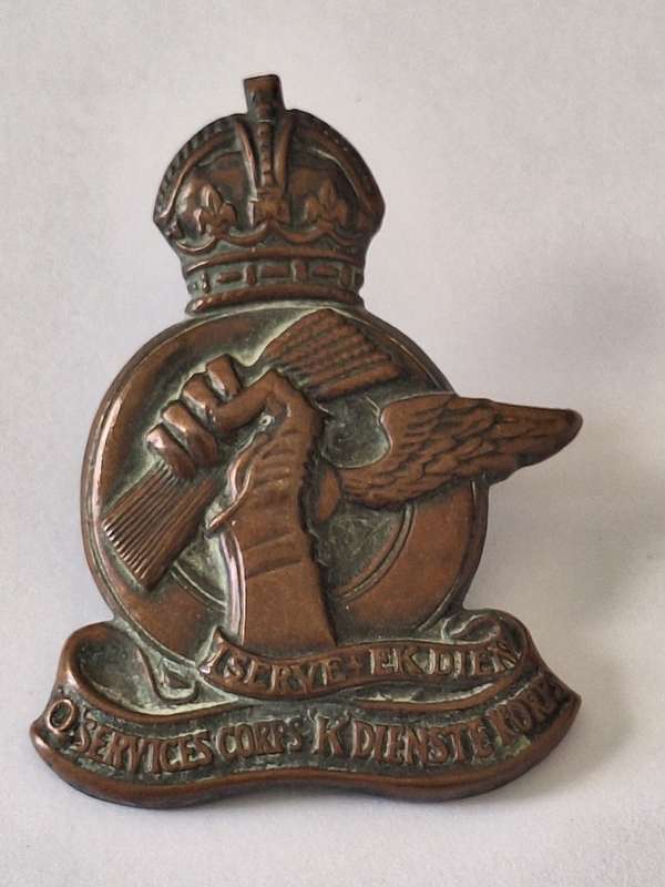 SA Q-service corps badge