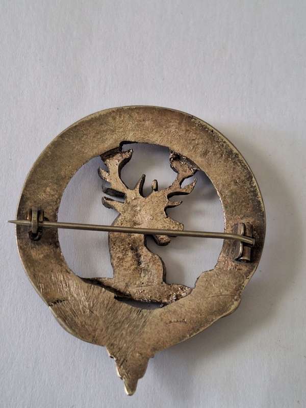 Vintage scottish clan badge