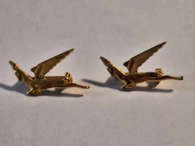 South African Airways 1970 flying antelope badges