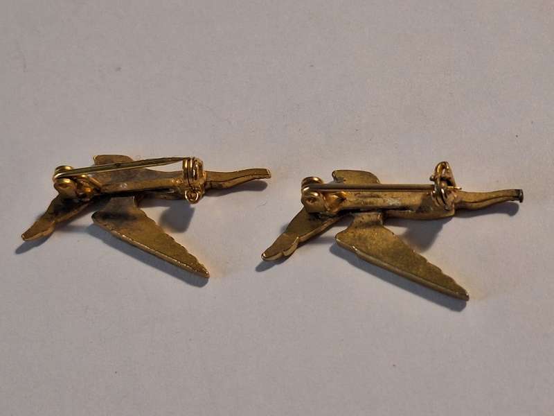 South African Airways 1970 flying antelope badges