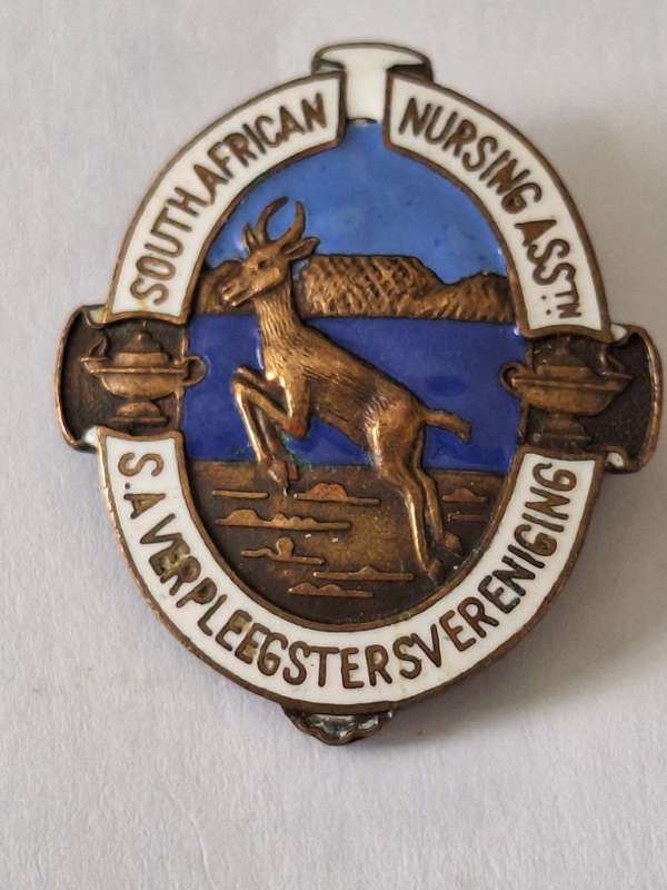 Vintage South African nursing assistant badge