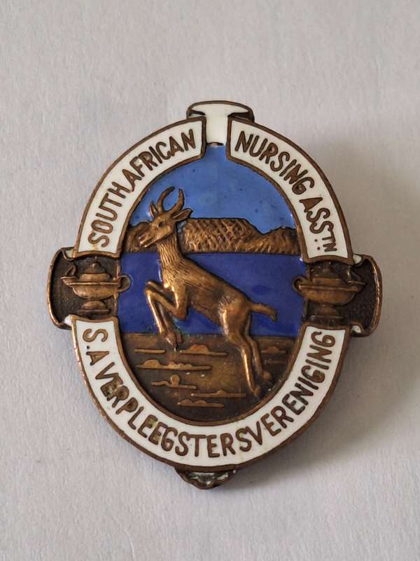 Vintage South African nursing assistant badge