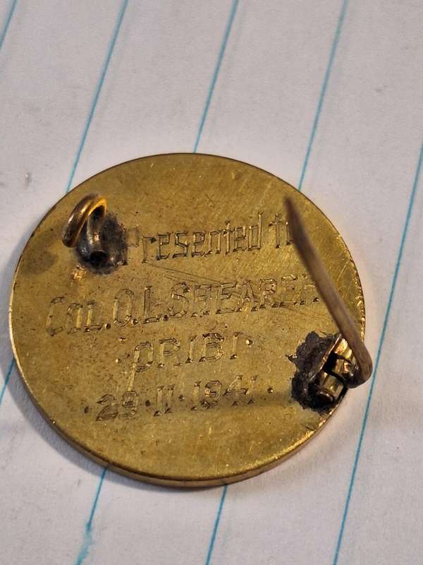 Vintage South African Bowling association pin badge