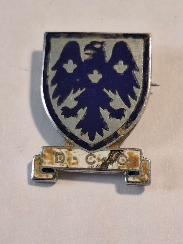 Vintage Barclays D C  O pin badge