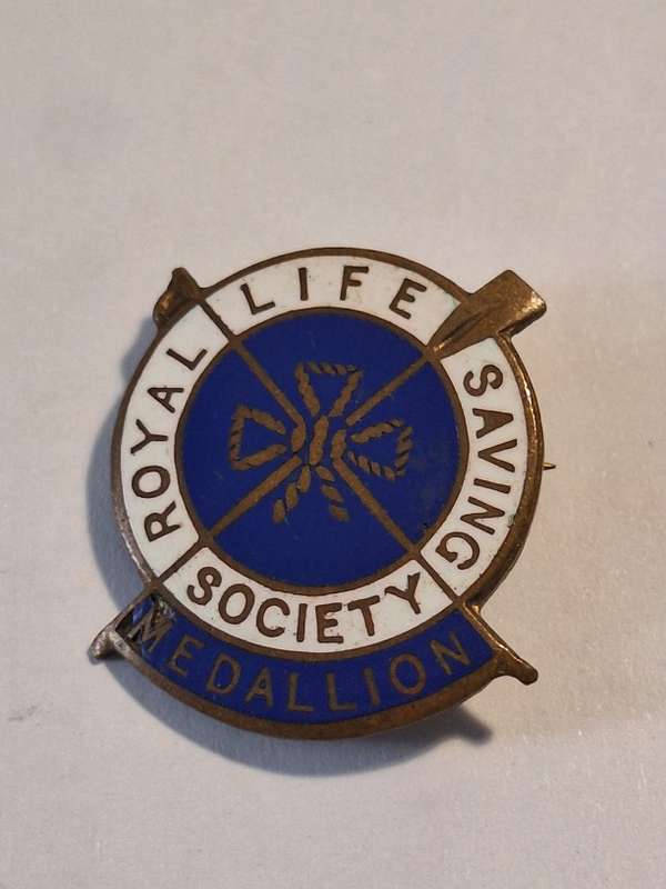 1950 Royal Life Saving Society Enamel medallion