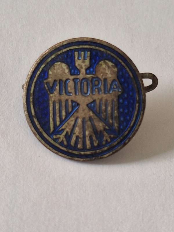 Vintage 1950s Victoria Motorcycle pin badge