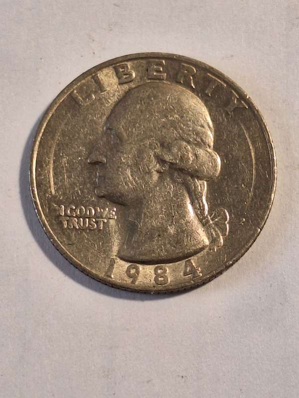 USA 1984 quarter dollar