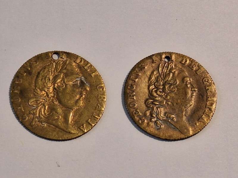 2 x Antique Gaming tokens