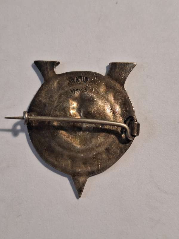 Navy League War Fund badge, silver and enamel