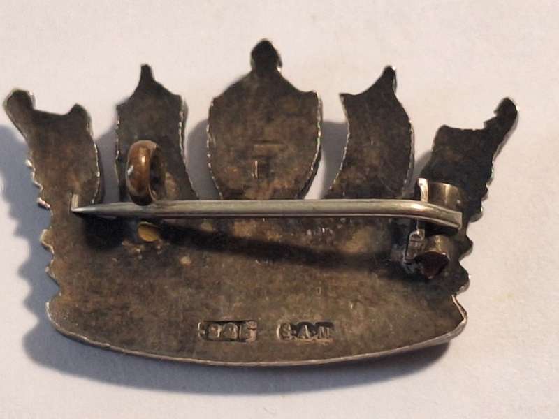 925 Silver Navy War Fund badge