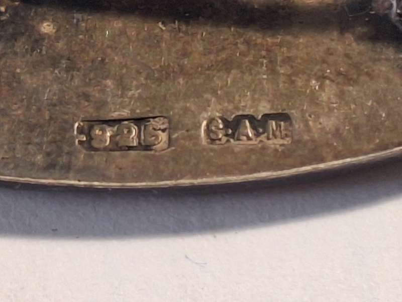 925 Silver Navy War Fund badge