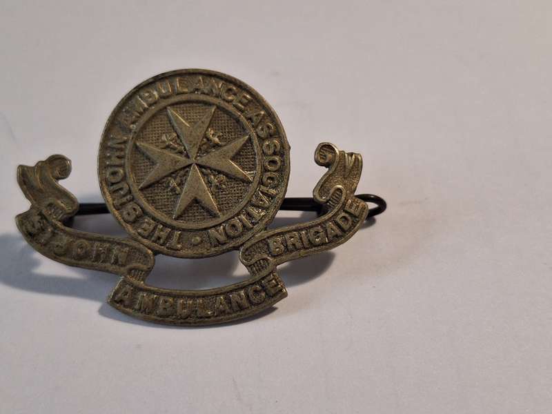 Vintage St Johns Ambulance Brigade badge