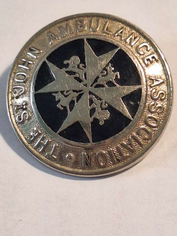 Vintage St Johns Ambulance Association badge