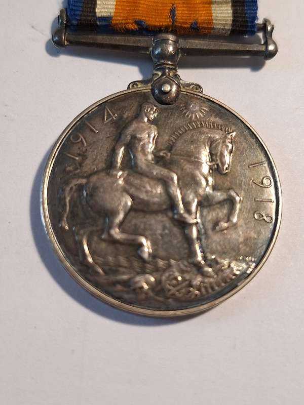 WW1 1914 - 1918 British war medal WJ Ford 186182