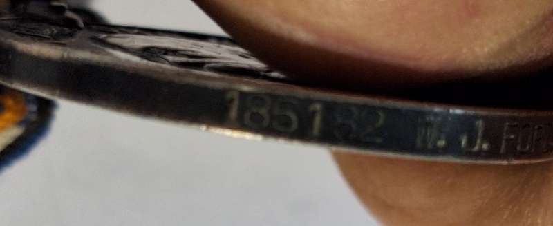 WW1 1914 - 1918 British war medal WJ Ford 186182