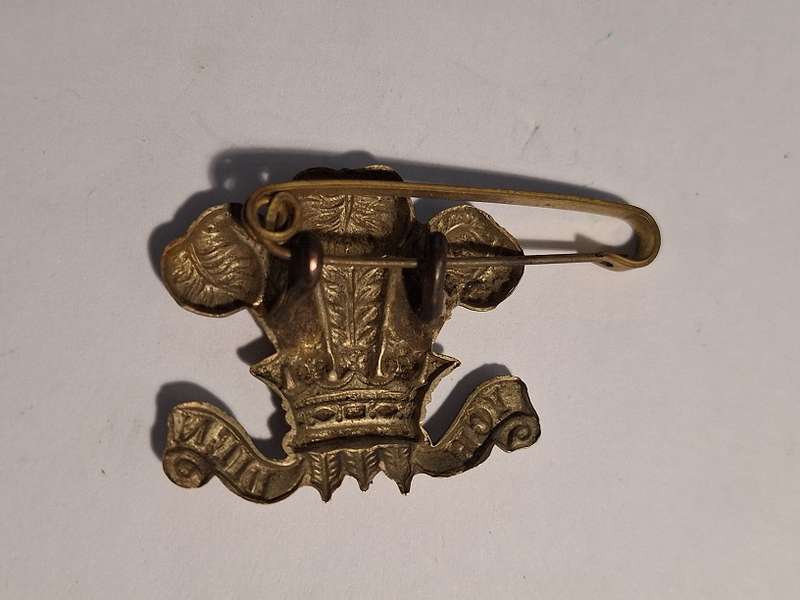 WW1 15th Battalion London Regiment badge also known as Prince of Wales Own civil service Rifles