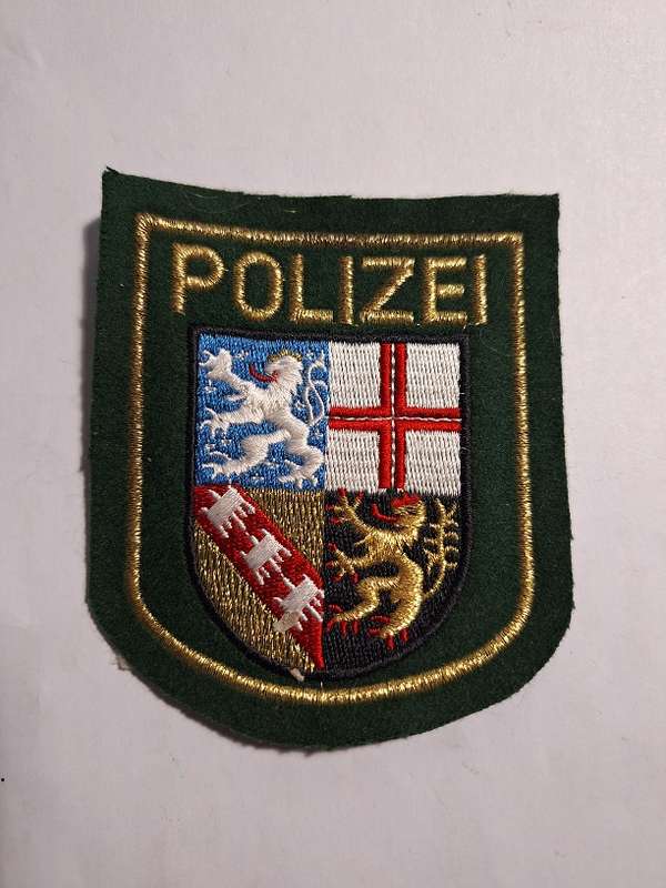 Saarland German Polizei patch