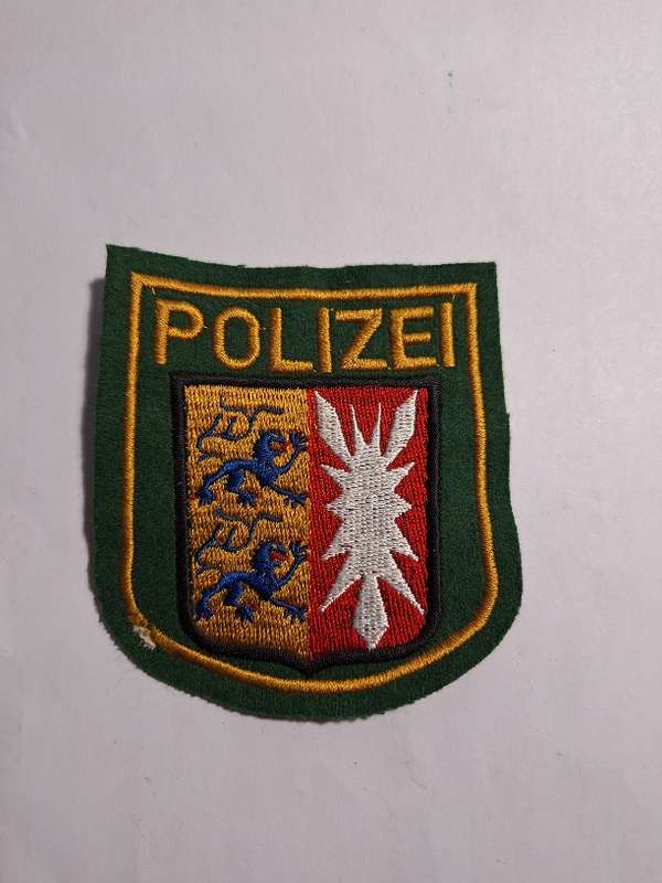 Schleswig-Ho,stein German Polizei Patch