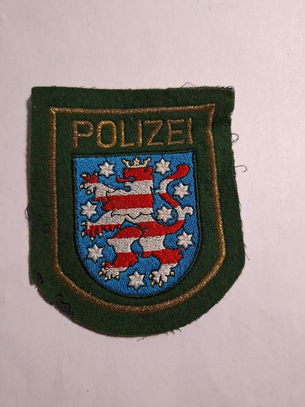 Thuringia state Police aka Landes Polizei Thuringen worn till 2020