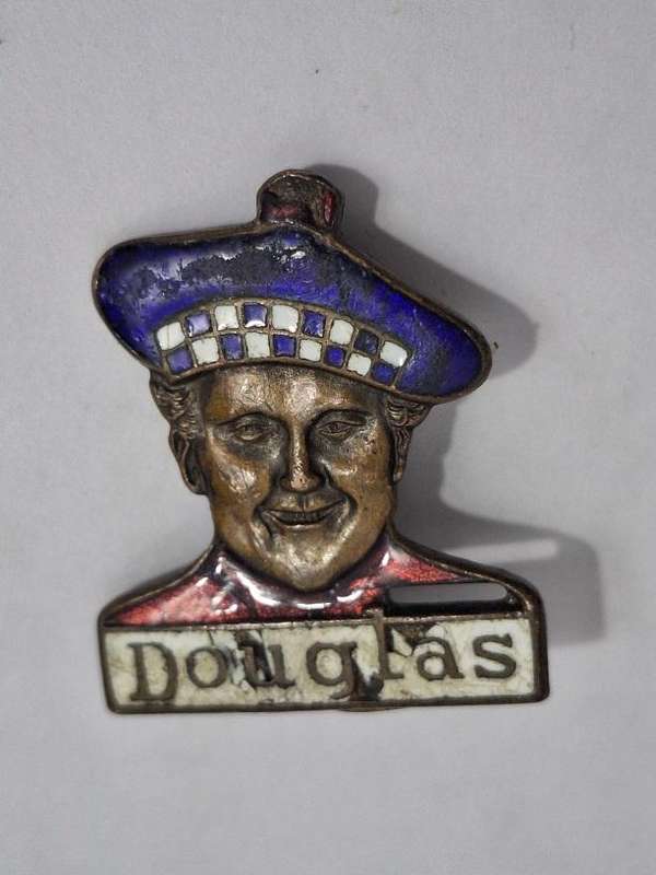 Vintage/Antique Doudlas motorcycle badge