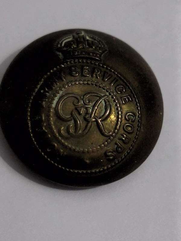 Royal Army service corps button