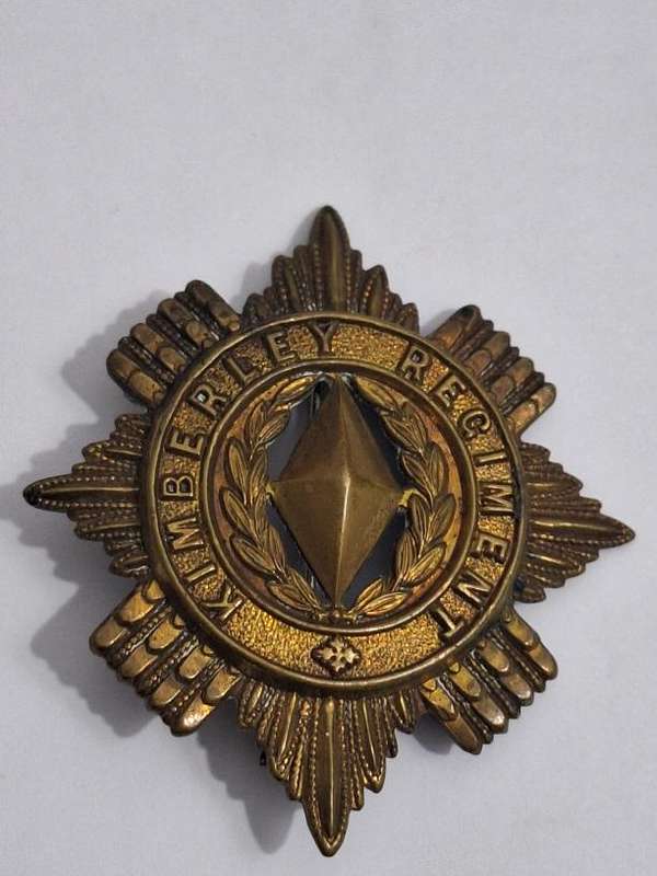 Vintage Kimberley Regiment badge