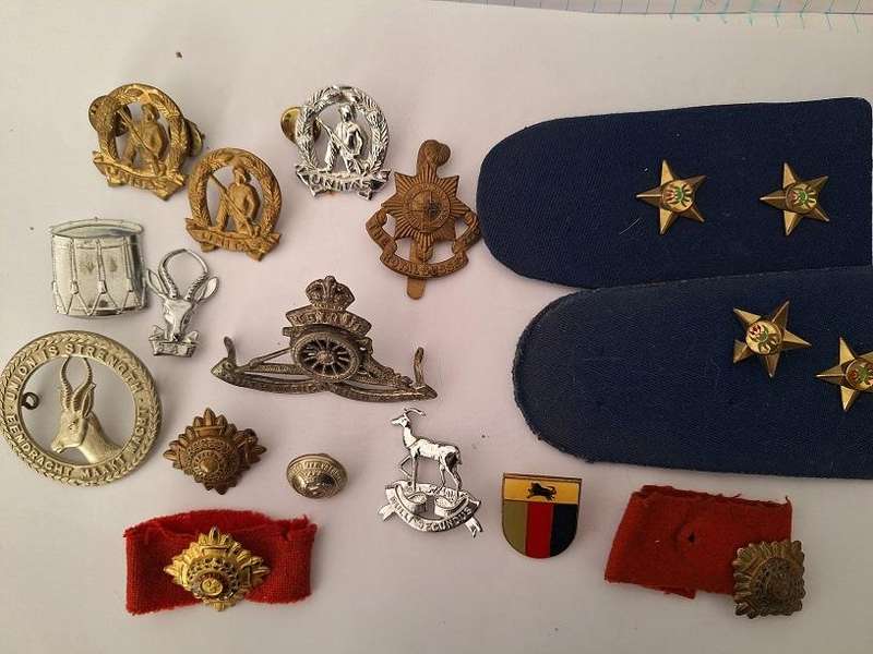 Various military items